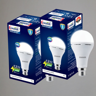 Cromonik Pack of 2-Emergency Night Light Bulb Smart Bulb