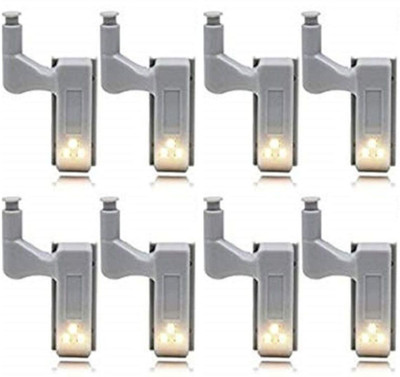 Urban Infotech Universal Hinge LED Light with Battery for Cupboard Kitchen almirah Closet Smart Sensor Light