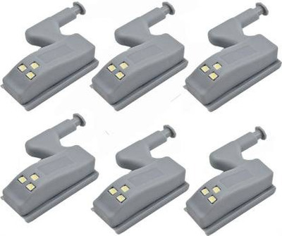 PENNYCREEK Pack of 6 Cabinet Hinge Led Sensor Lights for Bedroom Cupboard Closet Wardrobe Smart Bulb