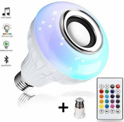 spark world Led Bulb with Bluetooth Speaker Music Light Bulb Smart Bulb