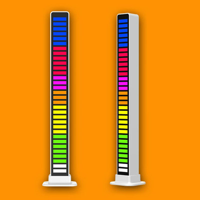 RHONNIUM Upgraded 32 Bit Colorful Sound Pickup Ambient Lights with App Control-hg Smart Sensor Light