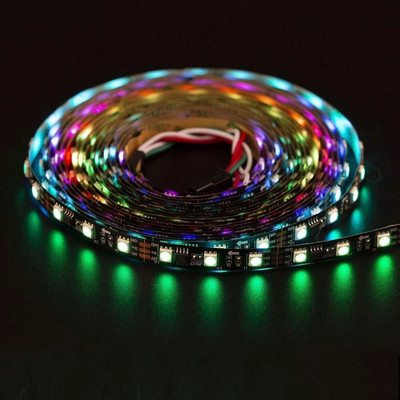 AURECIS WS2811 RGBIC Pixel LED Strip, 12VDC, Addressable Led,16 Million Colour (5 Meter) Light Strip