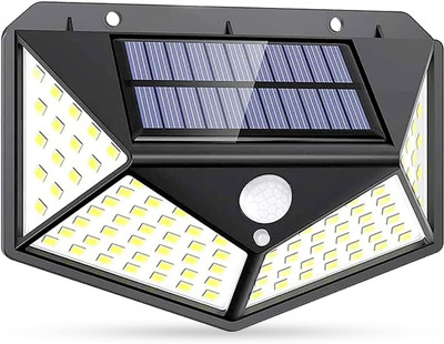 Jeko 100 LED Solar Lights | Outdoor Waterproof Motion Sensor Wall Light | Solar Light Set(Ceiling Mounted Pack of 1)