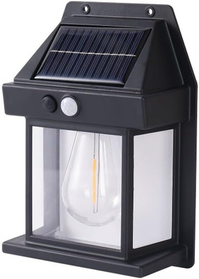 Kinzilla Plastic Rechargeable Waterproof Motion Sensor Solar Security Wall Lamp Smart Sensor Light