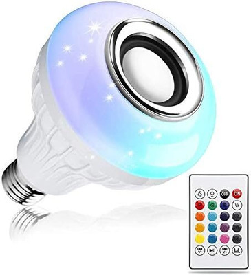 Xydrozen Music Bulb, B22 Base Color Changing with Remote Control-F4 Smart Bulb