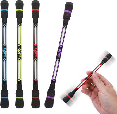 Kickzu Ball point spinning pen Metal Nib Nib Sketch Pens(Set of 4, Multicolor)