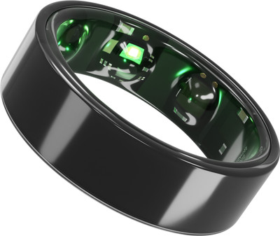 Gabit Ring Health Tracker, 7-10 Days Battery - Track Sleep, Fitness, Nutrition, Stress Smart Ring(14, Graphite Black)