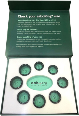 Aabo Sizing Kit,Choose from Sizes 6-13,Plastic Rings Set, Sizing Guide for Your Smart Ring(6, Black) Aabo Sizing Kit,Choose from Sizes 6-13,Plastic Rings Set, Sizing Guide for Your Smart Ring(6, Black)