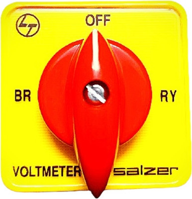 Salzer (L&T) VSS 10A 61312 (Voltmeter Selector Switch) Voltage between phase with OFF(Yellow)