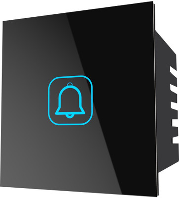 HomeMate NON Smart Touch Switch Bell Smart Switch(Black)