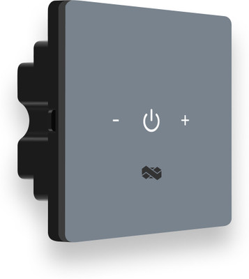 iotics Smart Touch Dimmer Switch for 1 Light, Remote, Mobile App, Alexa & Google Home Smart Switch(Grey)