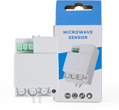 Deoxys Microwave/Radar Motion Sensor Occupancy Motion Detector Smart Kit(White)