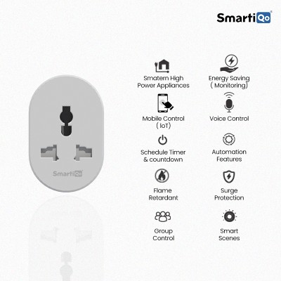 SmartiQo Smart Plug 10 A(White)