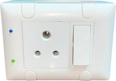 Papaya Coders ISwitch Smart WiFi Motor Controller | Auto ON/OFF, Timer & Tank Protection PC108 Smart Switch(White)