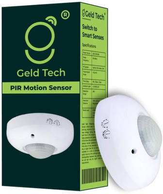 Geld Tech (GT-P08), PIR Motion Sensor | 220V inbuilt Energy Saving Device Sensor Switch(White)