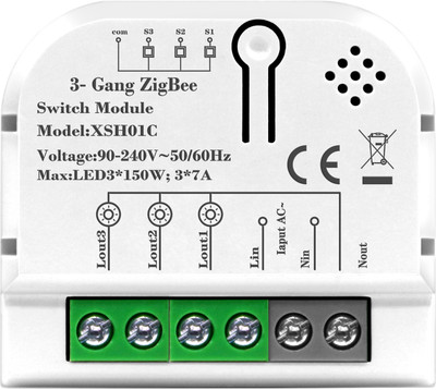 Otohom HIDER 3 GANG ZIGBEE SWITCH Smart Switch(White)