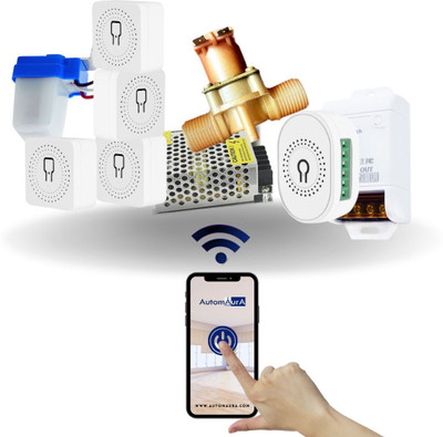 Smartlife AUTOMAURA 1BHK Home Automation (Gold Pack) Smart Kit(Mullti Color)