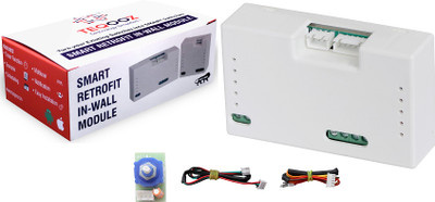 TEQOOZ Smart Switch Retrofit WiFi Module : 3 Light + Fan Regulator | SmartLife, Alexa | Smart Switch(White)