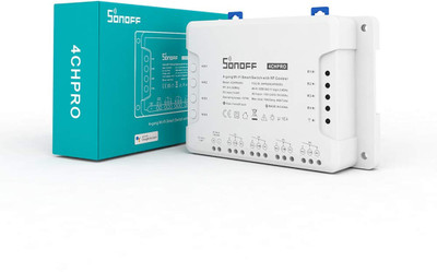 Ledgebit 4CHPROR3 4-gang Wi-Fi & RF Control Smart Switch(White)