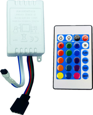Vincentvolt 12V DC LED Strip RGB Remote Controller Smart Power Strip(Mullti Color)