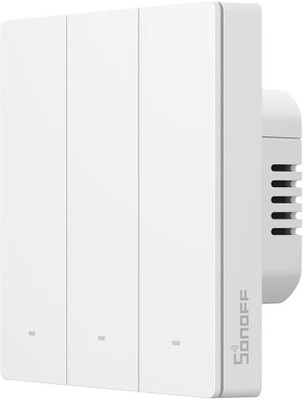 Ledgebit M5-3C-86W Matter 3-Gang Smart Wall Switch, 86 Type, White | Smart Switch(White)