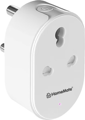 HomeMate WiFi Smart Plug Socket 16A, With Energy Monitoring Smart Plug(White)