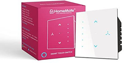HomeMate Wi-Fi Smart Fan Regulator Touch Switch(White)