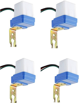 Lampion Electronics 220 Volt Auto Day/Night On-Off Photocell Sensor Switch Pack of 4 pcs Smart Switch(White)