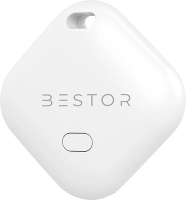 Bestor AeroTag Compatible Tracker with Loud Buzzer Smart Finder for iPhone Location Smart Tracker(White)