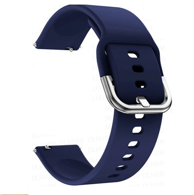 Melfo New-Silicone Strap Compatible with Gionee Stylfit Gsw5 pro Smart Watch Strap(Blue)