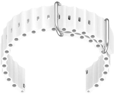 JOBINKA Ocean 22mm Watch strap Suitable for all 22mm watches Huawei GT2 / Fossil Q/Galaxy Gear S3 Classic Smart Watch Strap(White)