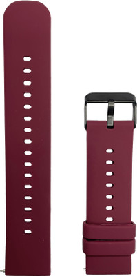 valente Soft Silicone 22mm Metal Buckle Compatible with Smartwatches with 22mm Lugs Smart Watch Strap(Mullti Color)