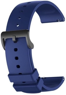 TooHype Soft Silicone 22mm Watch Strap with Secure Buckle Lock, Compatible with Samsung Galaxy Watch 3 45mm/ Gear S3 Classic Huawei GT3 46mm & Watch's with Lug Size 22mmt Ladies/Mens(Compatible Watch List In Photo & Description) Smart Watch Strap(Blue)