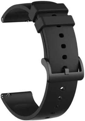 Zelfo Silicon Strap Belt 20mm Compatible For Feice Bauhaus Fm202 Smart Watch 20mm 42 Smart Watch Strap(Black)