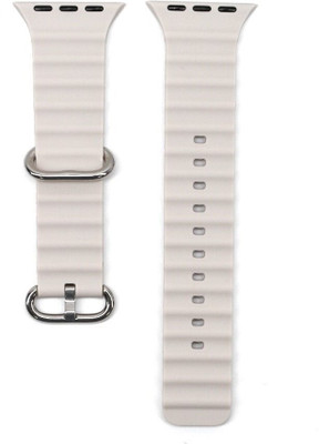 Slugabed Ocean Loop 38mm/40mm/41mm Band for Watch Series 8/7/6/5/4/3/2/1 SE Starlight Smart Watch Strap(White)
