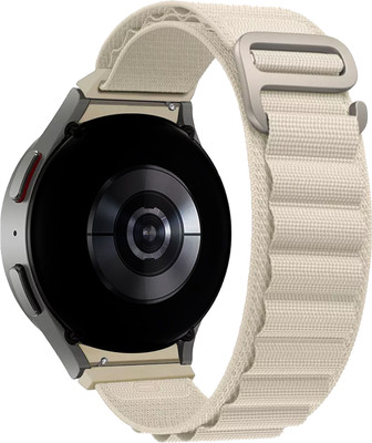 ACM WSM17E22WT3911 Watch Strap Nylon Hook Belt 22mm for Boat Wave Fortune Smartwatch White Smart Watch Strap(White)