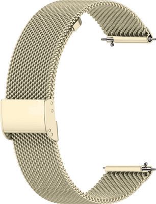 ACM Watch Strap Adjustable Metal for Amazfit Gts 2 Mini New Version watch Creame Smart Watch Strap(Pink)