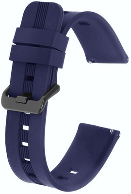 Colorcase Silicon Strap Compatible with Fireboltt Falcon Smart Watch Smart Watch Strap(Blue)