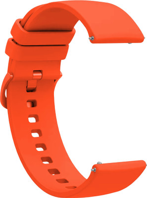 ACM WSM24L22OR3913 Watch Strap Silicone Color Hook Belt 22mm for Maxima Max Pro Delta Smartwatch Orange Smart Watch Strap(Orange)