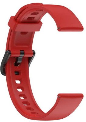 WEI INTERNATIONAL Silicon Replacement band strap Compatible with realme band 2 Smart Band Strap Smart Band Strap(Red)