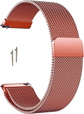 BLACK LOVIES 22mm Magnetic smartwatch strap Compatible with sam_sung Gear S3 Classic/Frontier Smart Watch Strap(Pink)