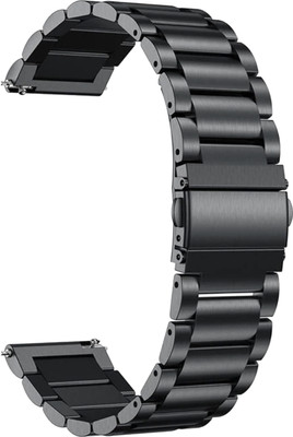 ACM Watch Strap Metal for Itel Icon 2 Smartwatch Belt Band Black Smart Watch Strap(Black)