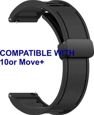 ACM WSM35W20BK1405 Watch Strap Magnetic Clasp 20mm for 10or Move+ Smartwatch Black Smart Watch Strap(Black)