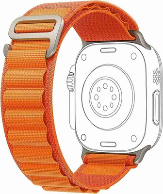 Sacriti BRK4HV3RCQPR Smart Watch Strap(Orange)