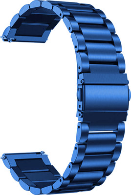ACM Watch Strap Metal for Fireboltt Rocket Bsw093 Smartwatch Belt Blue Smart Watch Strap(Blue)