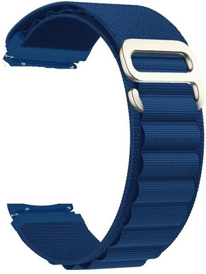 KHR 20mm Watch Strap Alpine Nylon G-Hook Loop Bands 20 MM (For Model See Images) Blue Smart Watch Strap(Blue)