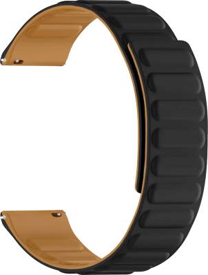ACM Watch Strap Magnetic Loop for Fire-Boltt Invincible Bsw020 Smartwatch Belt Black Smart Watch Strap