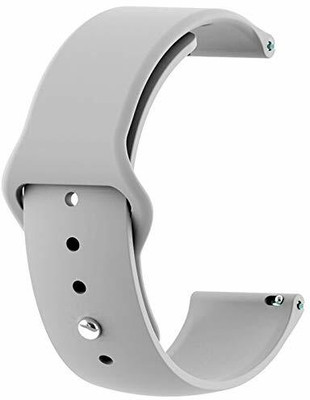 KHR Soft Silicone 22mm Strap For All 22mm Smart Watch Strap(Grey)