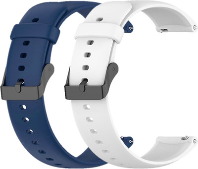 TECHWIND 22MM Classic Watch Strap Buckle Lock CHECK MODEL LIST Combo Pack of 2 Watch Belt Smart Watch Strap(Mullti Color)