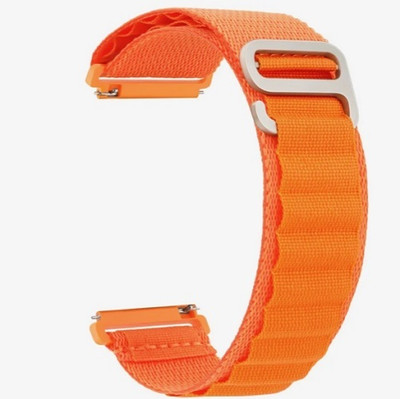 Melfo Nylon Loop Compatible with Noise X-Fit 1 Smart Watch Strap(Orange)